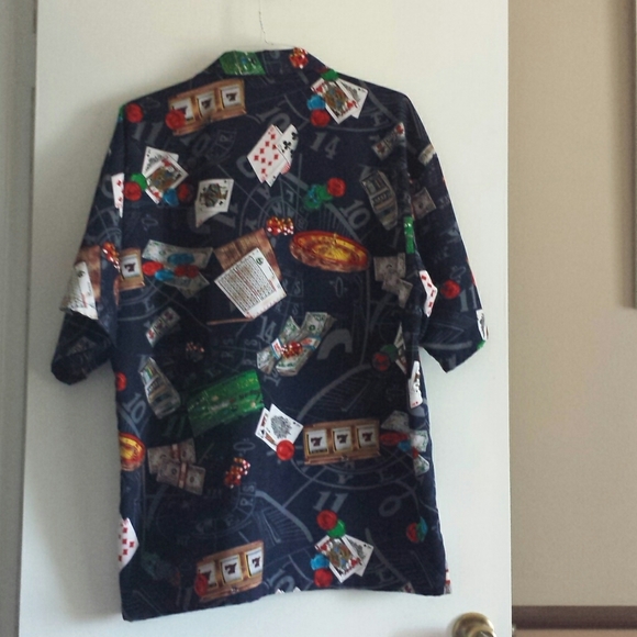 Oscar Misa Vegas Action Bowling Shirt Short Sleeve - Picture 4 of 4